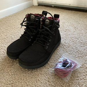 Lems Black Nylon Boulder Boots M9/W10.5